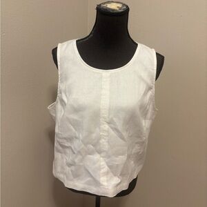 Banana Republic Linen Sleeveless Top Size Large